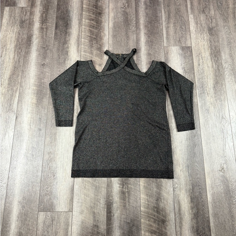 Torrid Black Cold Shoulder Top